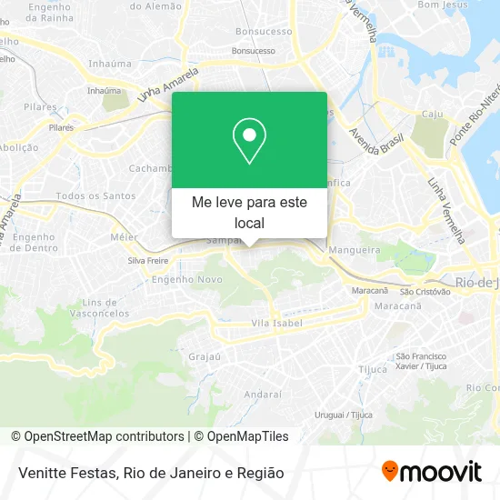 Venitte Festas mapa