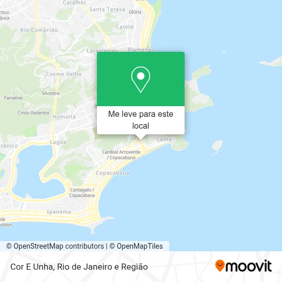 Cor E Unha mapa