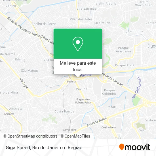 Giga Speed mapa