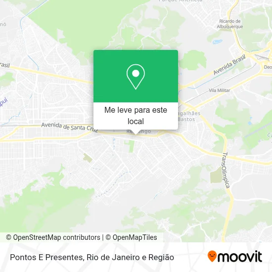 Pontos E Presentes mapa