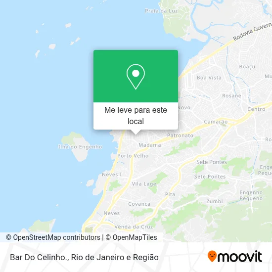 Bar Do Celinho. mapa