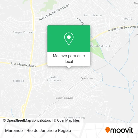 Manancial mapa