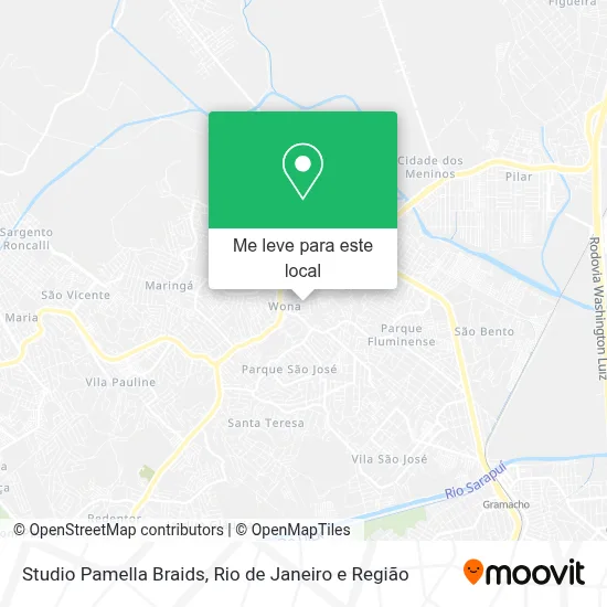 Studio Pamella Braids mapa