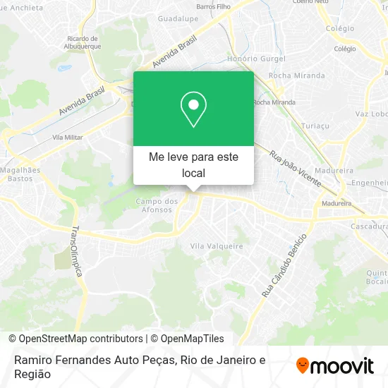 Ramiro Fernandes Auto Peças mapa