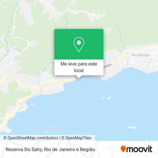 Reserva Do Sahy mapa