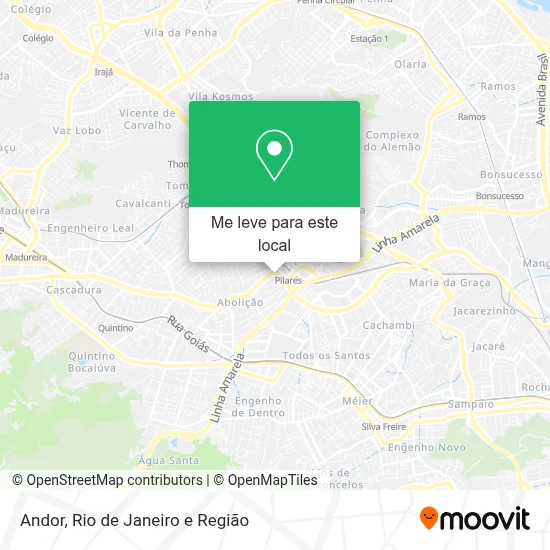 Andor mapa
