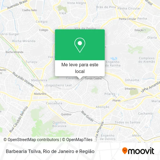 Barbearia Tsilva mapa