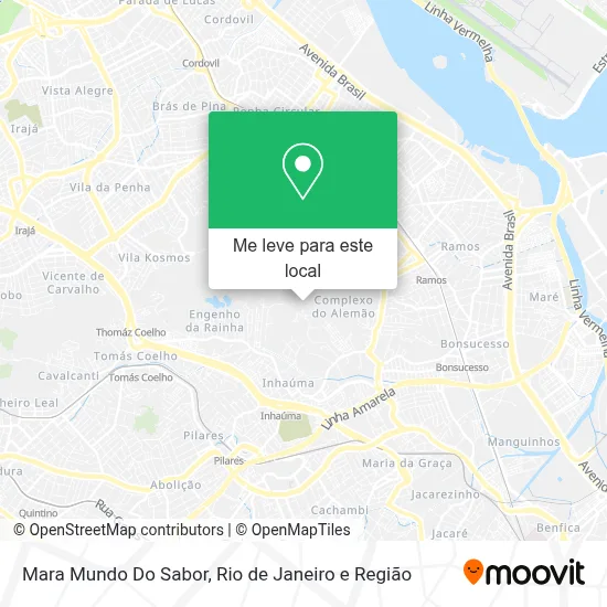 Mara Mundo Do Sabor mapa