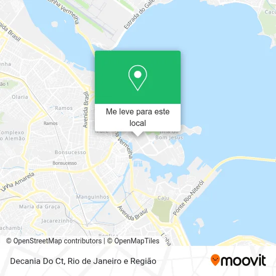 Decania Do Ct mapa