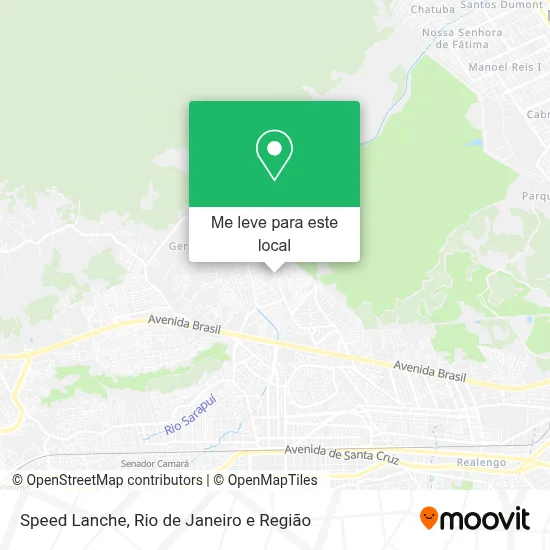 Speed Lanche mapa