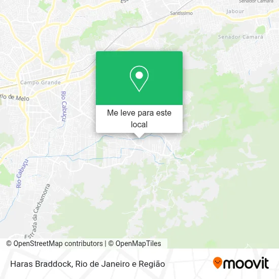 Haras Braddock mapa