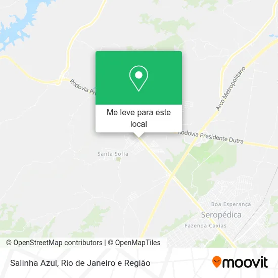 Salinha Azul mapa