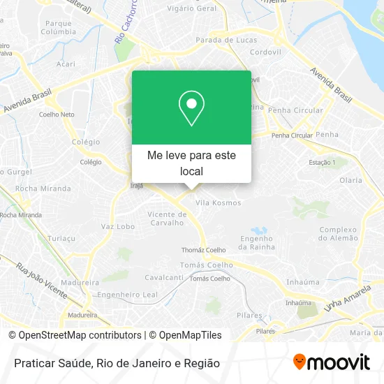 Praticar Saúde mapa