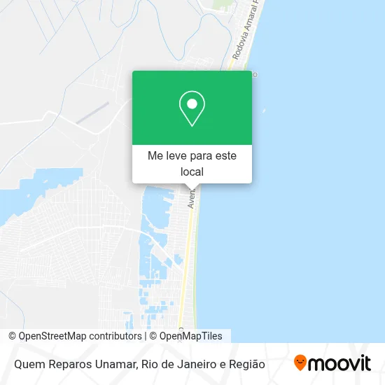 Quem Reparos Unamar mapa