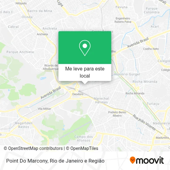 Point Do Marcony mapa
