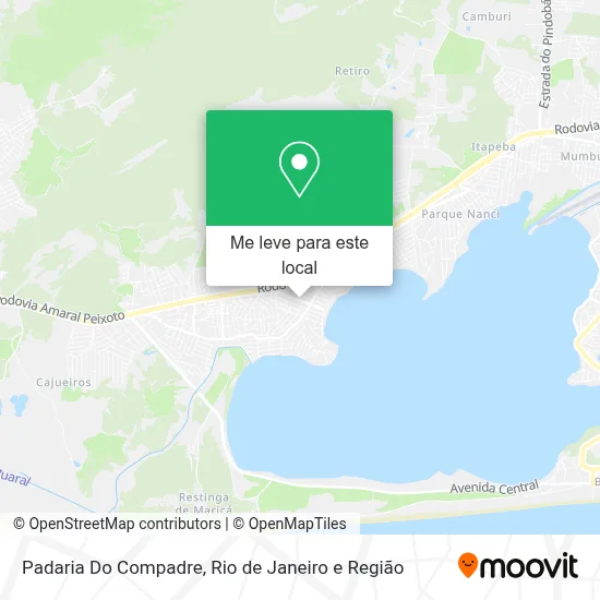 Padaria Do Compadre mapa