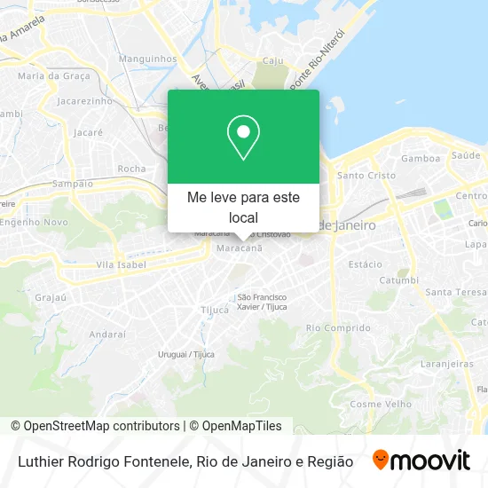 Luthier Rodrigo Fontenele mapa