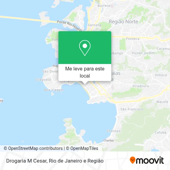 Drogaria M Cesar mapa