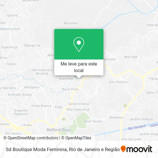 Sd Boutique Moda Feminina mapa