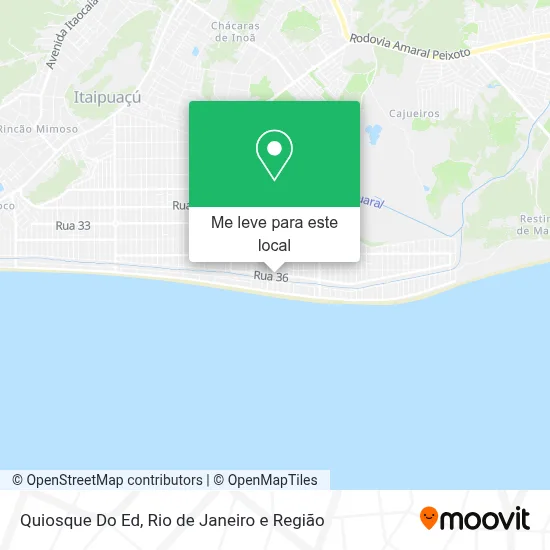 Quiosque Do Ed mapa