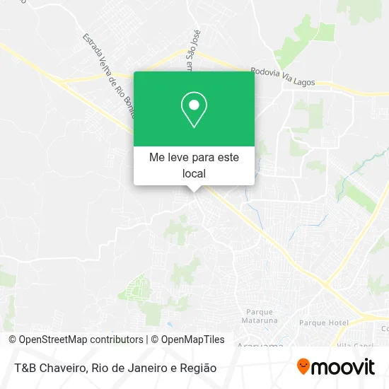 T&B Chaveiro mapa