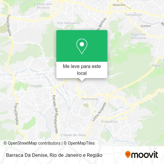 Barraca Da Denise mapa