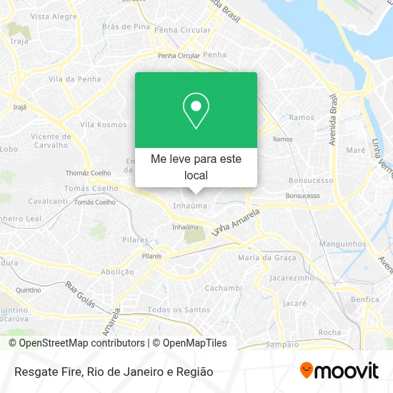 Resgate Fire mapa
