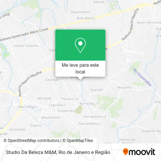 Studio Da Beleza M&M mapa