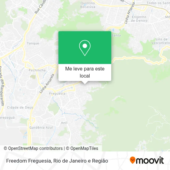 Freedom Freguesia mapa