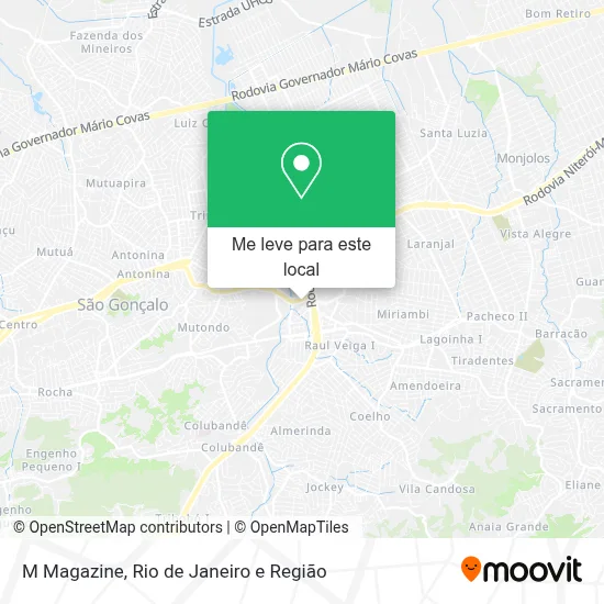 M Magazine mapa