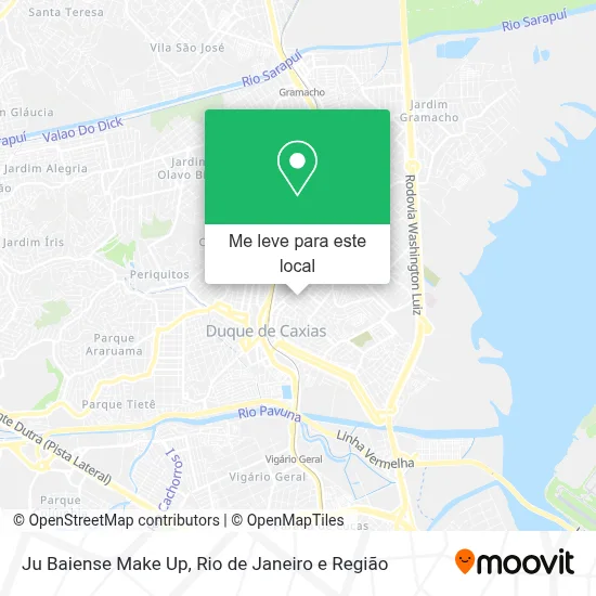 Ju Baiense Make Up mapa