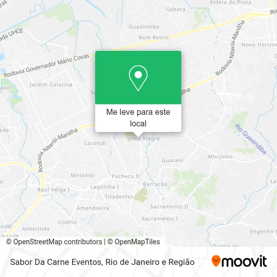 Sabor Da Carne Eventos mapa