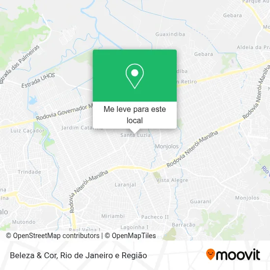 Beleza & Cor mapa