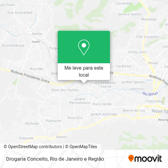 Drogaria Conceito mapa