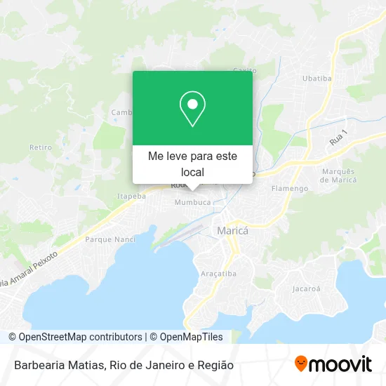 Barbearia Matias mapa