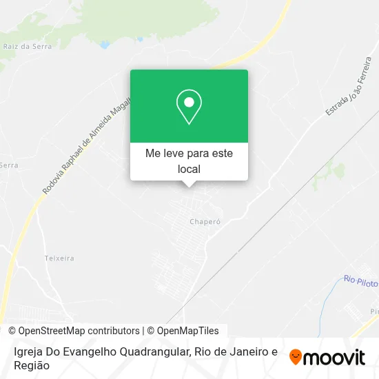 Igreja Do Evangelho Quadrangular mapa
