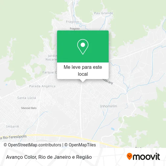 Avanço Color mapa
