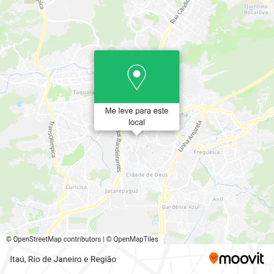 Itaú mapa