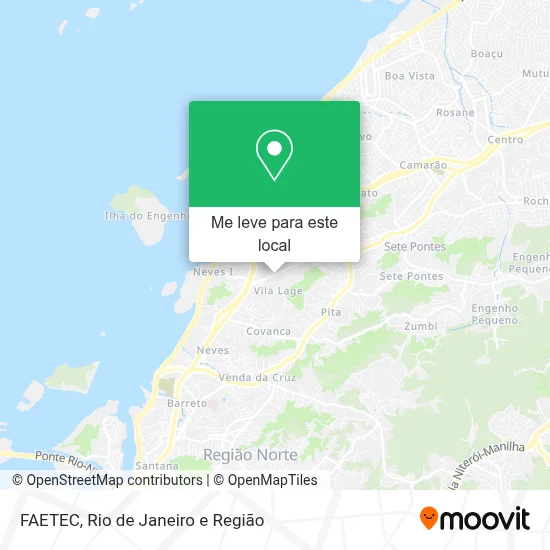 FAETEC mapa