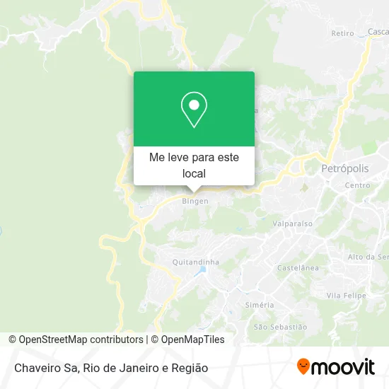 Chaveiro Sa mapa