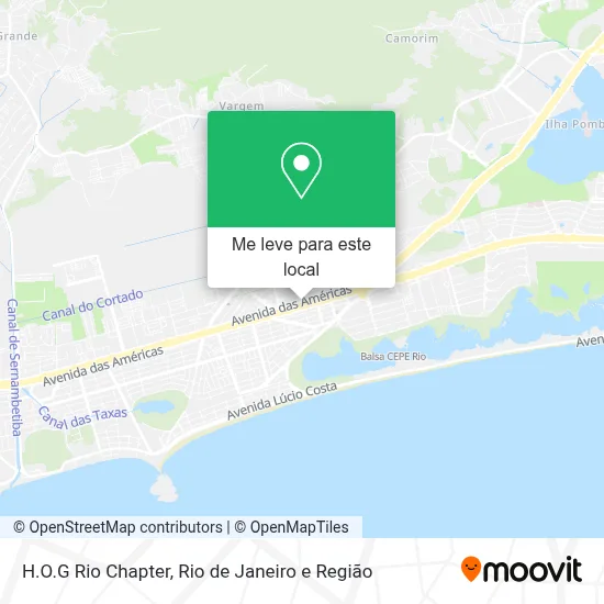 H.O.G Rio Chapter mapa