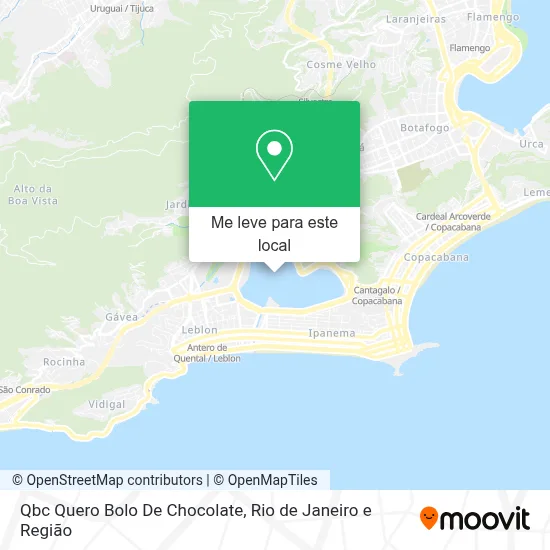 Qbc Quero Bolo De Chocolate mapa