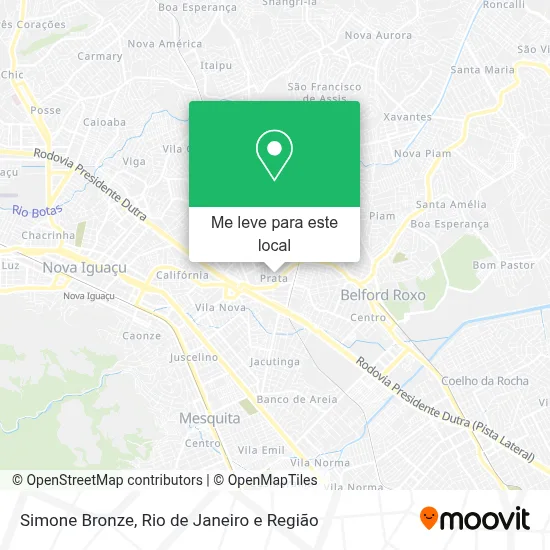 Simone Bronze mapa