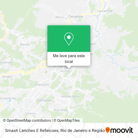 Smash Lanches E Refeicoes mapa