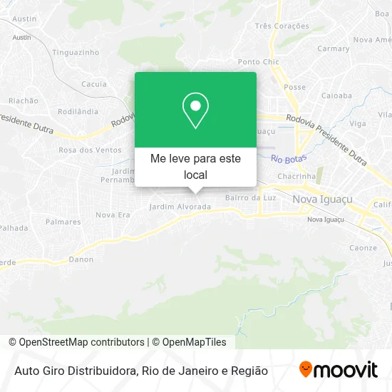 Auto Giro Distribuidora mapa