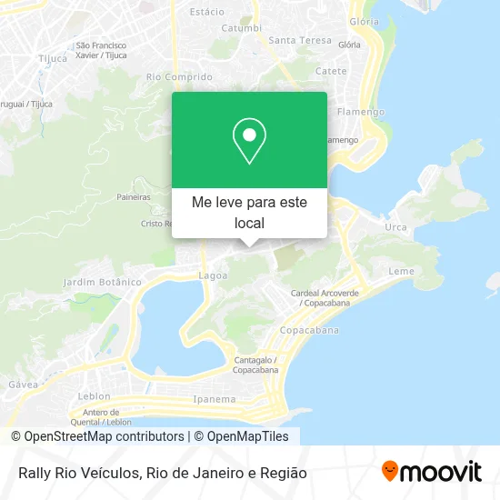 Rally Rio Veículos mapa