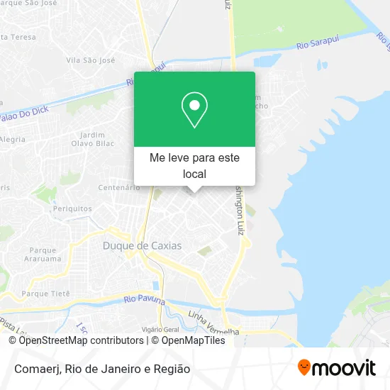 Comaerj mapa