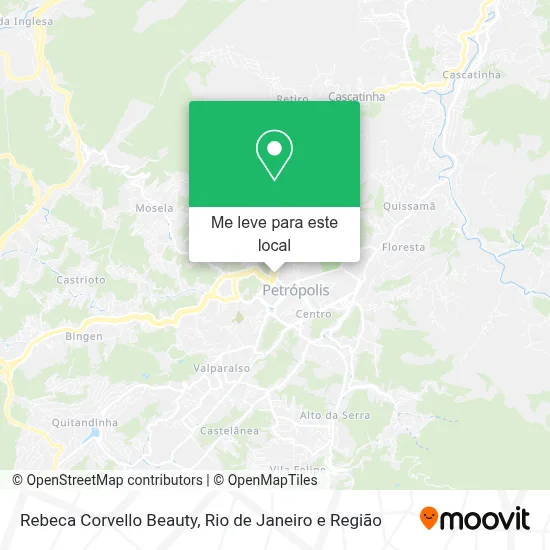 Rebeca Corvello Beauty mapa