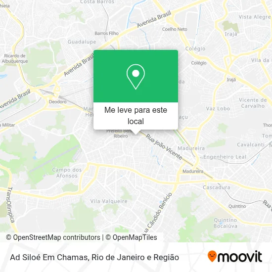 Ad Siloé Em Chamas mapa