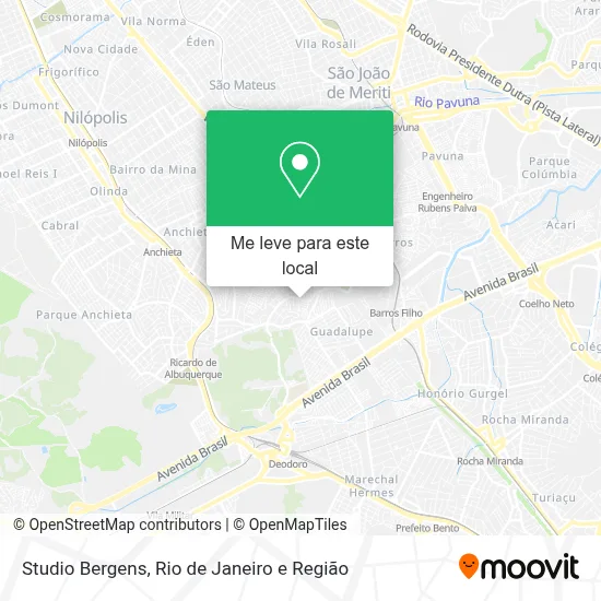 Studio Bergens mapa